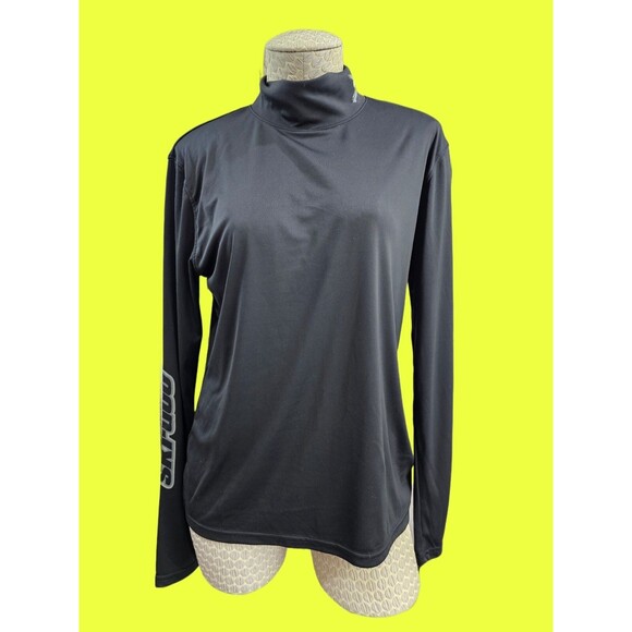 SKI-DOO Team Black Long Sleeve Slinky Turtleneck Pullover Women's Large EUC - Picture 1 of 12